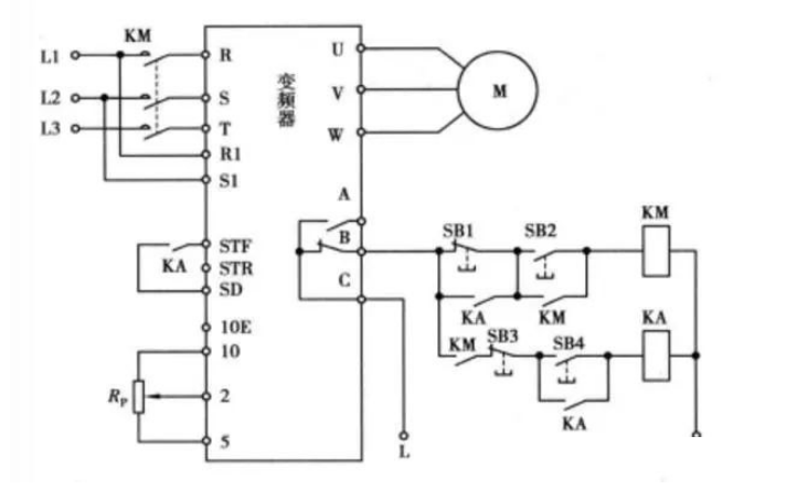 变频器使用继电器和开关控制电机运行方式详解(图2)