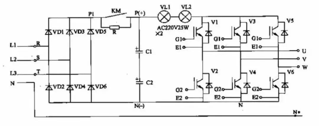 变频器驱动线路的工作原理和常见故障分析(图5)