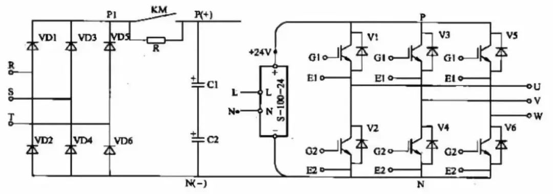 变频器驱动线路的工作原理和常见故障分析(图6)