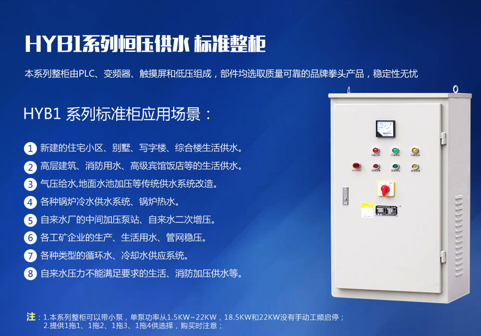 ruHYBI系列无负压供水标准控制柜(图2)